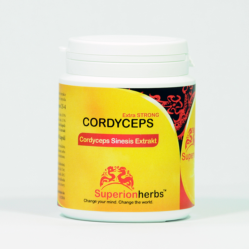 Cordyceps, Housenice čínská, Extrakt 30% polysacharidů, 15, 90 cps