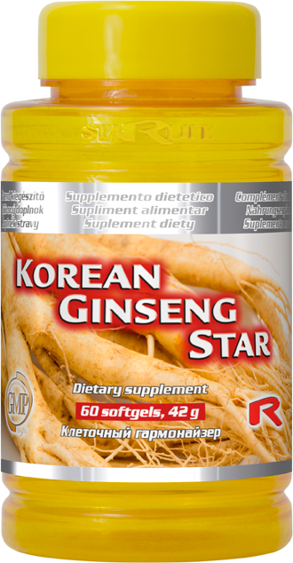 KOREAN GINSENG STAR, 60 cps