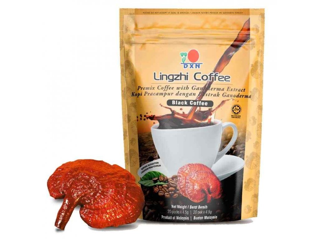 Lingzhi Černá káva
