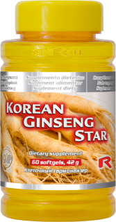KOREAN GINSENG STAR, 60 cps