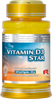 VITAMIN D3 STAR, 60 sfg